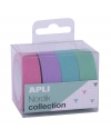 Set de 4 washi tapes de colores