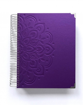 Cuaderno de notas A5 Violeta Mandala