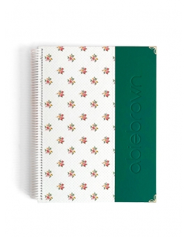 Cuaderno de notas A4 Verde Combinado