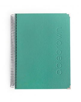 Cuaderno de notas A4 Verde Mar